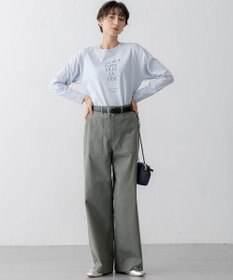 23区 【洗える】レタープリント ロンTEE