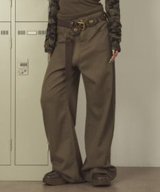 WEGO ウォッシュドワイドパンツ