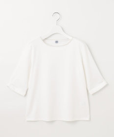 J.PRESS LADIES 【接触冷感・UVケア】スムースジャージー タックスリーブ カットソー