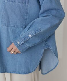 WEGO 【ANGIE VINTAGE】オーバーサイズデニムシャツ