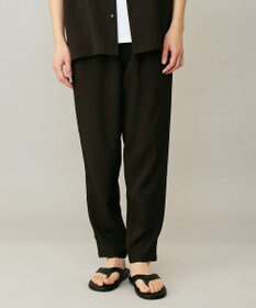 UNFILO MENS リネンライク イージーテーパード