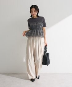 Green Parks タックワイドパンツ