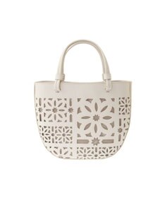 genten セイル カットワーク 手提げバッグ