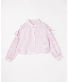 ANY KIDS シアーチェックシャツ