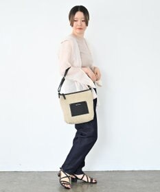 Hekhèr Le Style de Vie 【日本製 / 3WAY】ジュート×牛革 ショルダーバッグmedium