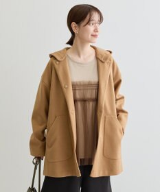 Green Parks フード取り外しハーフコート