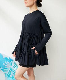 OP／FILA 【Ocean Pacific】フレアラッシュＴシャツ