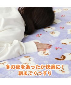 Mother garden しろたん 敷パッド 《シマエナガ》 100×200cm