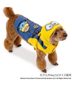 PET PARADISE ミニオン オーバーオール風 バナナ パーカー  小型犬