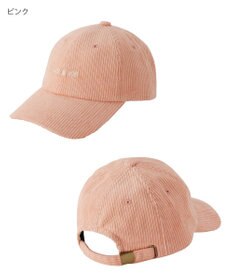 MOONBAT PAUL&JOE ACCESSOIRES (ポールアンドジョー アクセソワ)コーデュロイ ロゴ入り キャップ