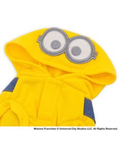 PET PARADISE ミニオン オーバーオール風 バナナ パーカー  小型犬