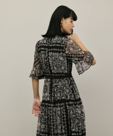 GRACE CONTINENTAL ペイズリーカレイドプリントワンピース