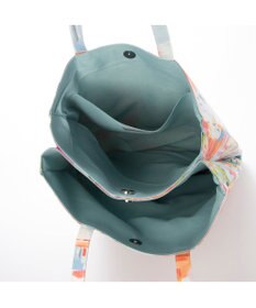 UNBILLION カシュカシュ cachecache / 柄プリント3パーテーショントートバッグ