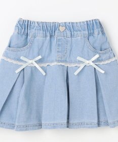 ANY KIDS 【洗濯機可能】プリーツ ミニスカパン