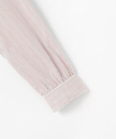 J.PRESS LADIES BEZ ドビーストライプ バンドカラー ブラウス