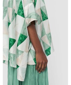 JOSEPH マーブルプリント　シルクシャツ