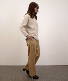 J.PRESS YORK STREET 【UNISEX】ウールカシミヤ スキッパーニットポロシャツ