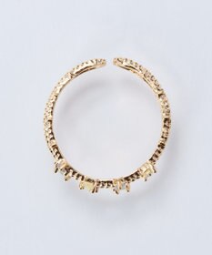 Phoebe ハーモニーカラーダブルラインリング