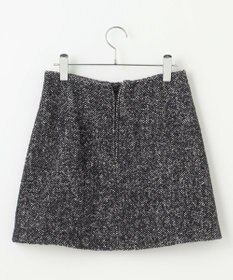 #Newans 【セットアップ可能】裏地キュロットツイードスカート