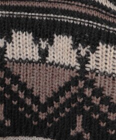 JOSEPH ABBOUD MOUNTAIN 【ペルー素材使用】ハイランドウール カウチン ジップ ニット