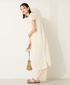 AMERICAN HOLIC ポコポコノースリーブワンピース【インナー付き】