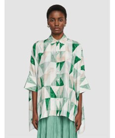 JOSEPH マーブルプリント　シルクシャツ