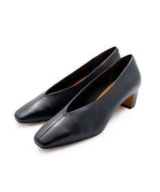 APOM イタリアンカーフ スクエアトゥパンプス 45
