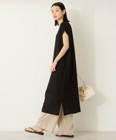 AMERICAN HOLIC ポコポコノースリーブワンピース【インナー付き】