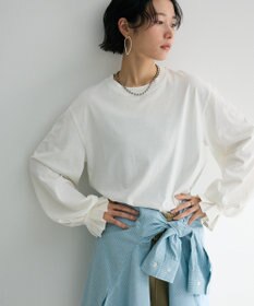 Green Parks 綿麻混レギュラーカラーＢＩＧシルエットシャツ