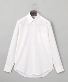 GOTAIRIKU 春夏向け【形態安定】SUMMERPREMIUMPLEATS_スナップダウンカラー _織柄_ 長袖ドレスシャツ(26年モデル)