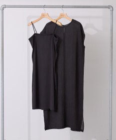 AMERICAN HOLIC ポコポコノースリーブワンピース【インナー付き】