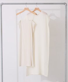 AMERICAN HOLIC ポコポコノースリーブワンピース【インナー付き】