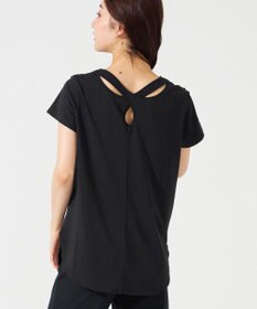 Chacott Chacott BALANCE バッククロスアクセントTシャツ