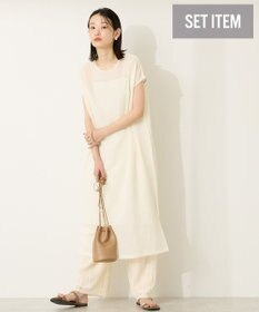 AMERICAN HOLIC ポコポコノースリーブワンピース【インナー付き】