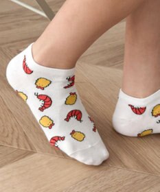 WEGO フードチェンジ総柄ショートソックス