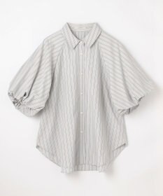 ANY 【接触冷感/UVカット/抗菌防臭/速乾】エニイファンクション パフスリーブブラウス