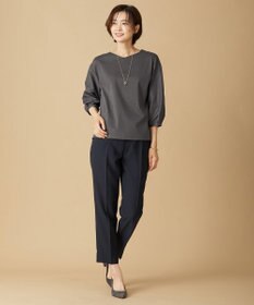 J.PRESS LADIES 【洗える】 RELAXION ツイル ストレート パンツ