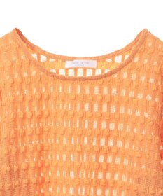 Green Parks クロップドボートネック表面感プルオーバー