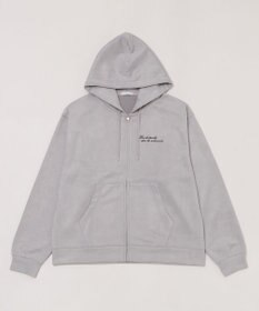 WEGO 【ユニセックス着用ITEM/MLサイズ展開】フェイクスウェードZIPパーカー