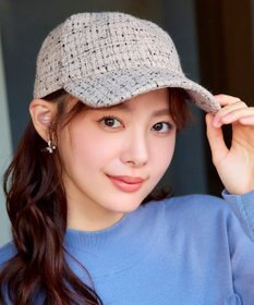 Tiaclasse ツイードキャップ