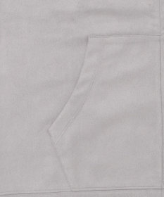 WEGO 【ユニセックス着用ITEM/MLサイズ展開】フェイクスウェードZIPパーカー