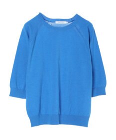 AMERICAN HOLIC ＵＶカットラグラン５分袖ニットプルオーバー