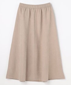 ANY 【ウエストゴム】スエードフレアスカート