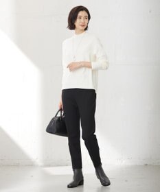 J.PRESS LADIES L 【WEB限定カラーあり・洗える】T/Rアルガンシルク テーパード パンツ