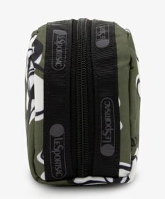 LeSportsac RECTANGULAR COSMETIC/オリーブフローラルシルエット
