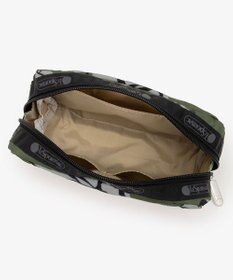 LeSportsac RECTANGULAR COSMETIC/オリーブフローラルシルエット