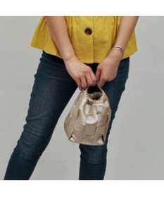 UNBILLION perche サスティナブルメッシュドロストショルダーバッグS