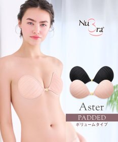 BRADELIS New York 【NuBra / ボリュームアップ】パテッドヌーブラ アスター  蒸れにくい バックレス コレクション デザインヌーブラ 正規品