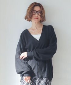 WEGO 【WEB限定/2025年秋冬新作//洗濯可/MLサイズ展開/ユニセックス着用ITEM】ドロップショルダーカーディガン