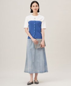 自由区 【洗える】ウスカルデニム スカート